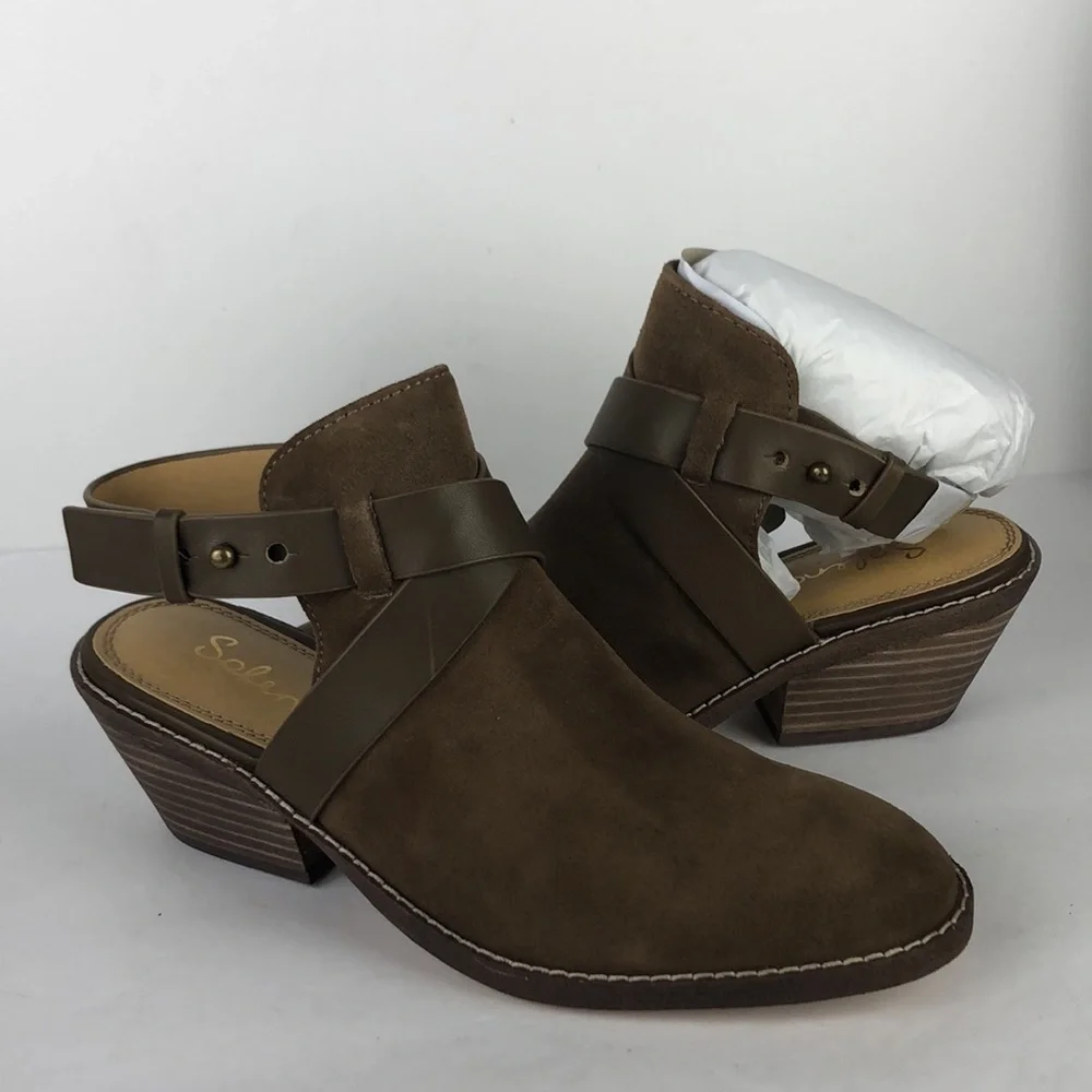 NEW Splendid Dasha Slingback Mules Ankle Boots 6 - Picture 3 of 13